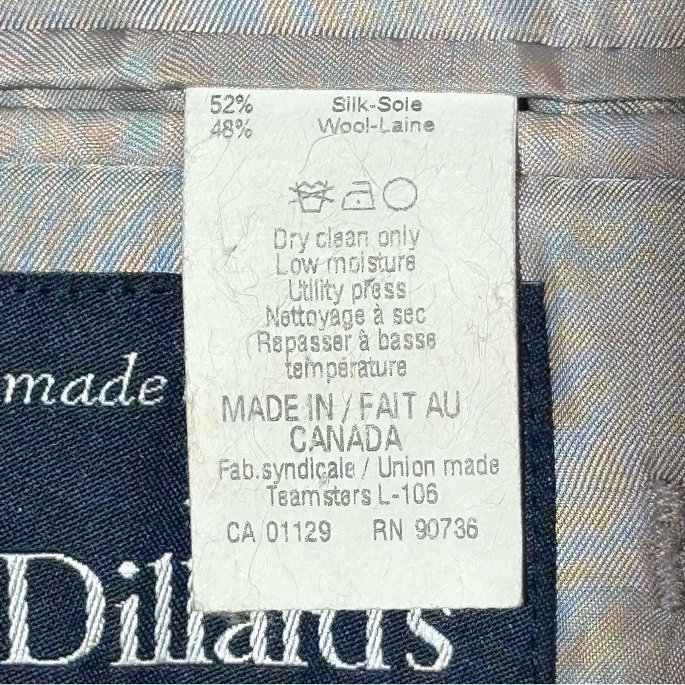 Ralph Lauren Glen Plaid & Windowpane mens 41L vintage suit coat silk/wool blazer - Picture 6 of 16